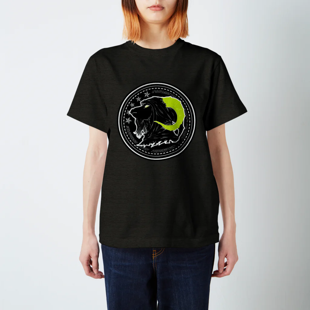 トンガリゴートの山羊ハーミット/黄緑 Regular Fit T-Shirt