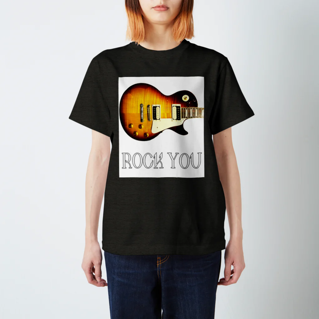 Kengo KitajimaのROCK YOU 白バック スタンダードTシャツ