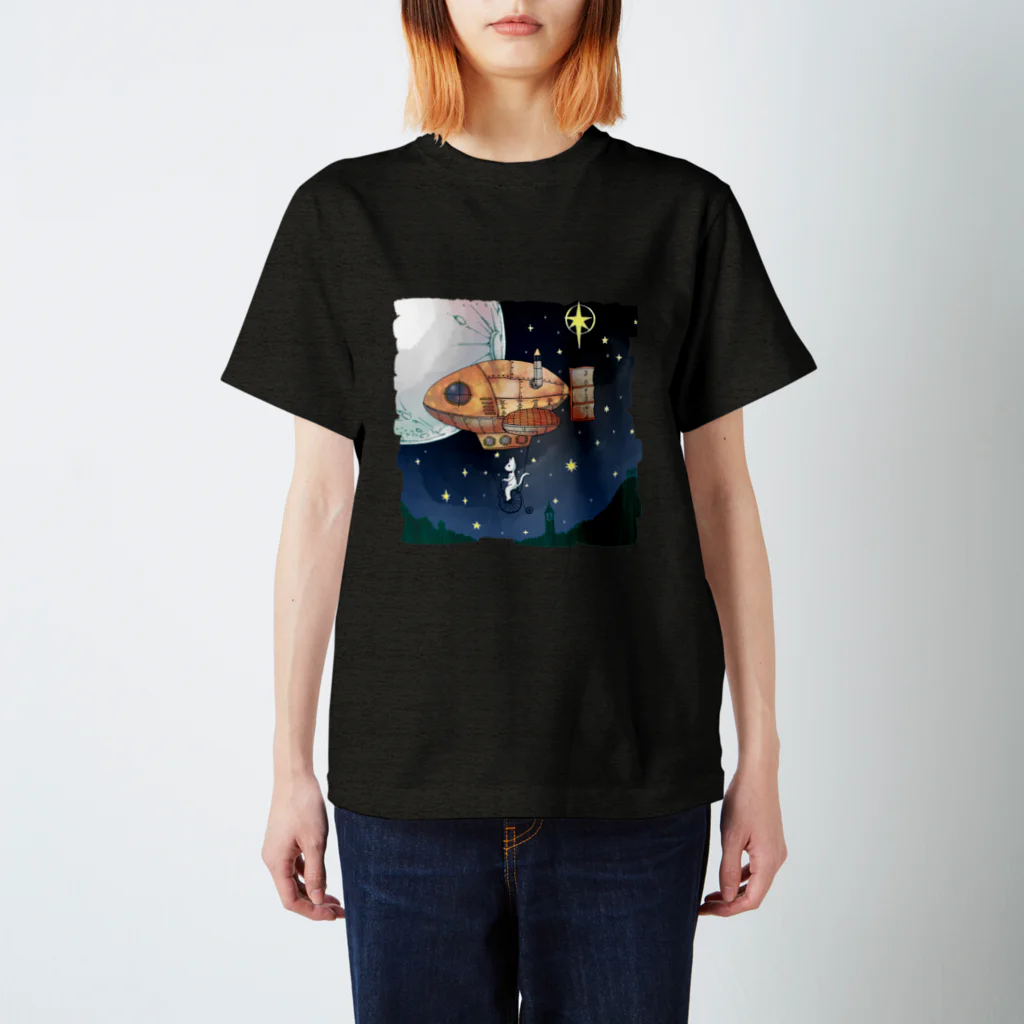 アナログワールドの星月夜 スタンダードTシャツ