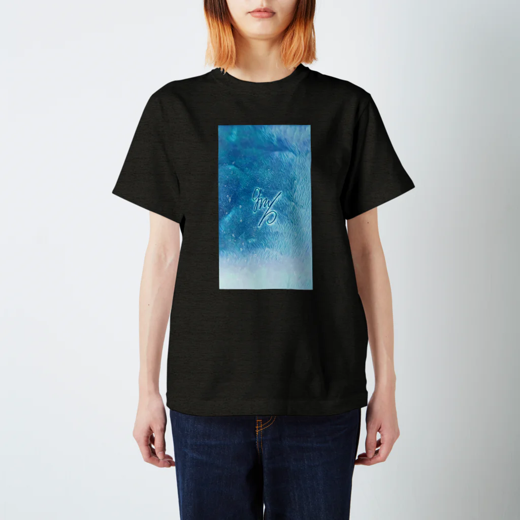 Runのblue of calm down スタンダードTシャツ