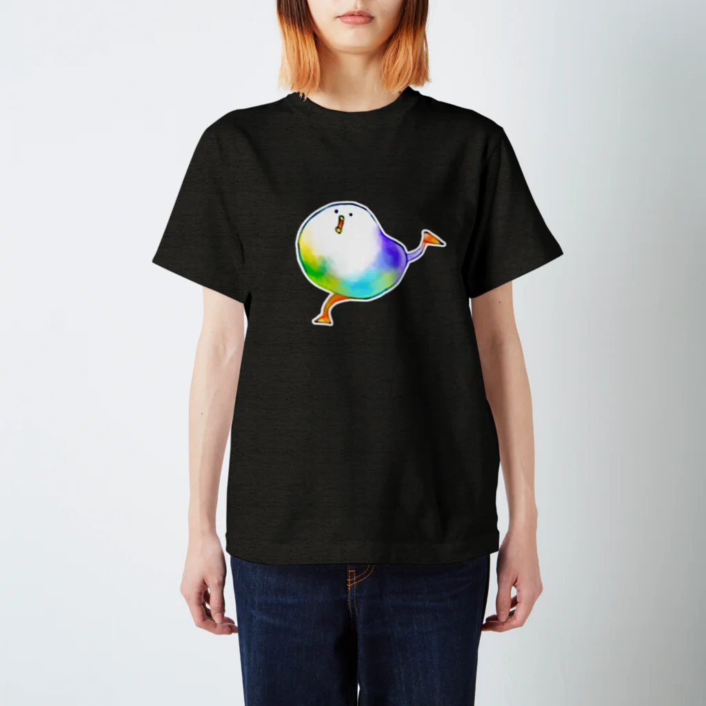 梅味のカラフルな鳥 スタンダードTシャツ