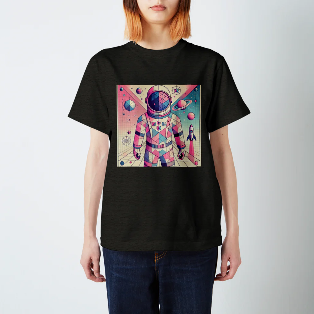 kenryo ai☆の宇宙の人 Regular Fit T-Shirt