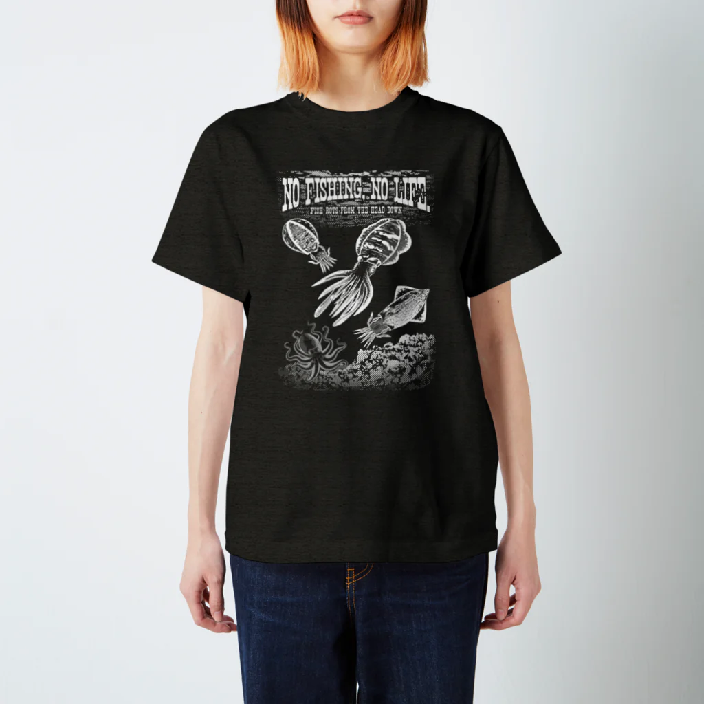 猫と釣り人のFishing_S8_W Regular Fit T-Shirt