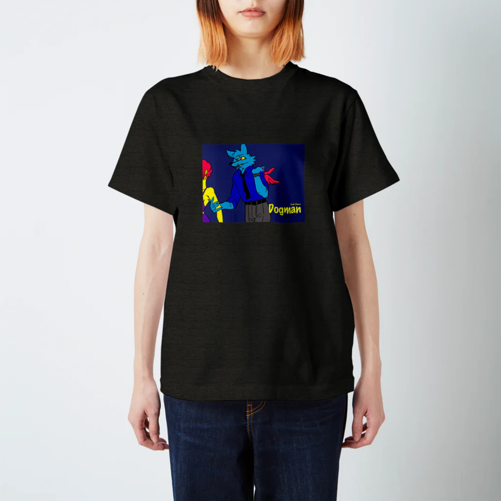 エンドーハイロウ (イラストレーター)のつれない彼女とDog man Regular Fit T-Shirt