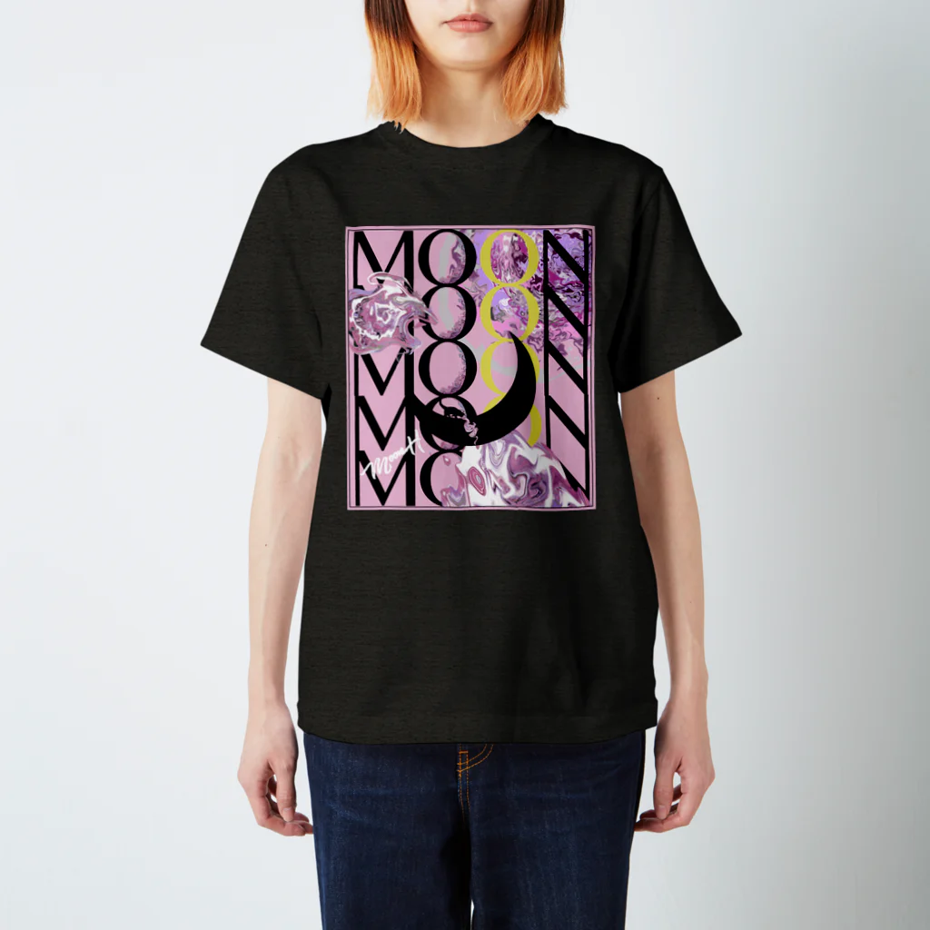 Moon.HのBlack Cat Moon スタンダードTシャツ