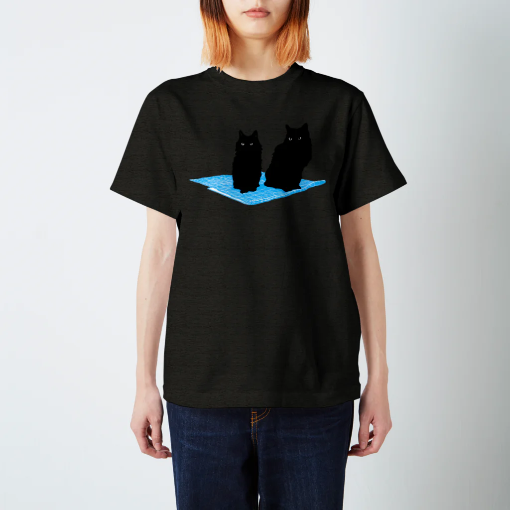 SAIWAI DESIGN STOREのMagic Carpet Ride（cyan） スタンダードTシャツ