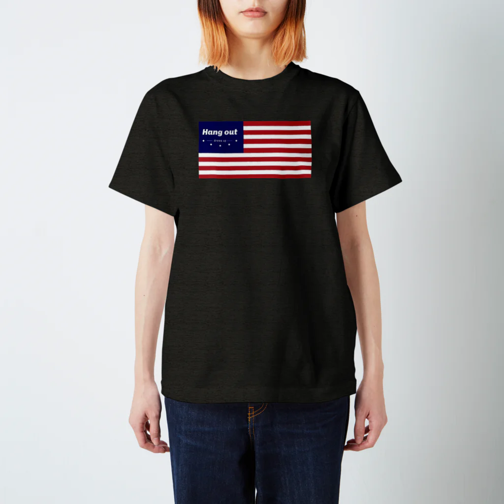 C.B.Aのhang outビックロゴTシャツ Regular Fit T-Shirt