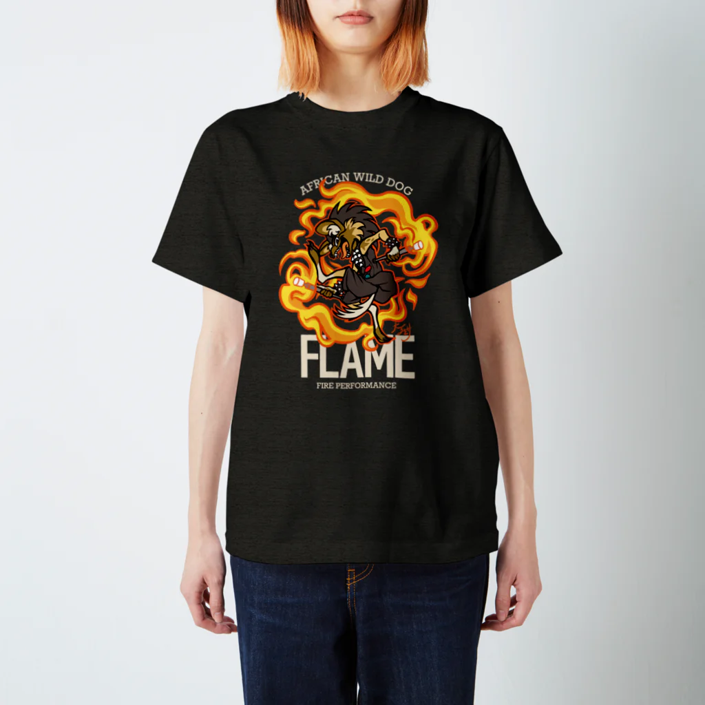 大工碧のFLAME T-shirt（dark） スタンダードTシャツ