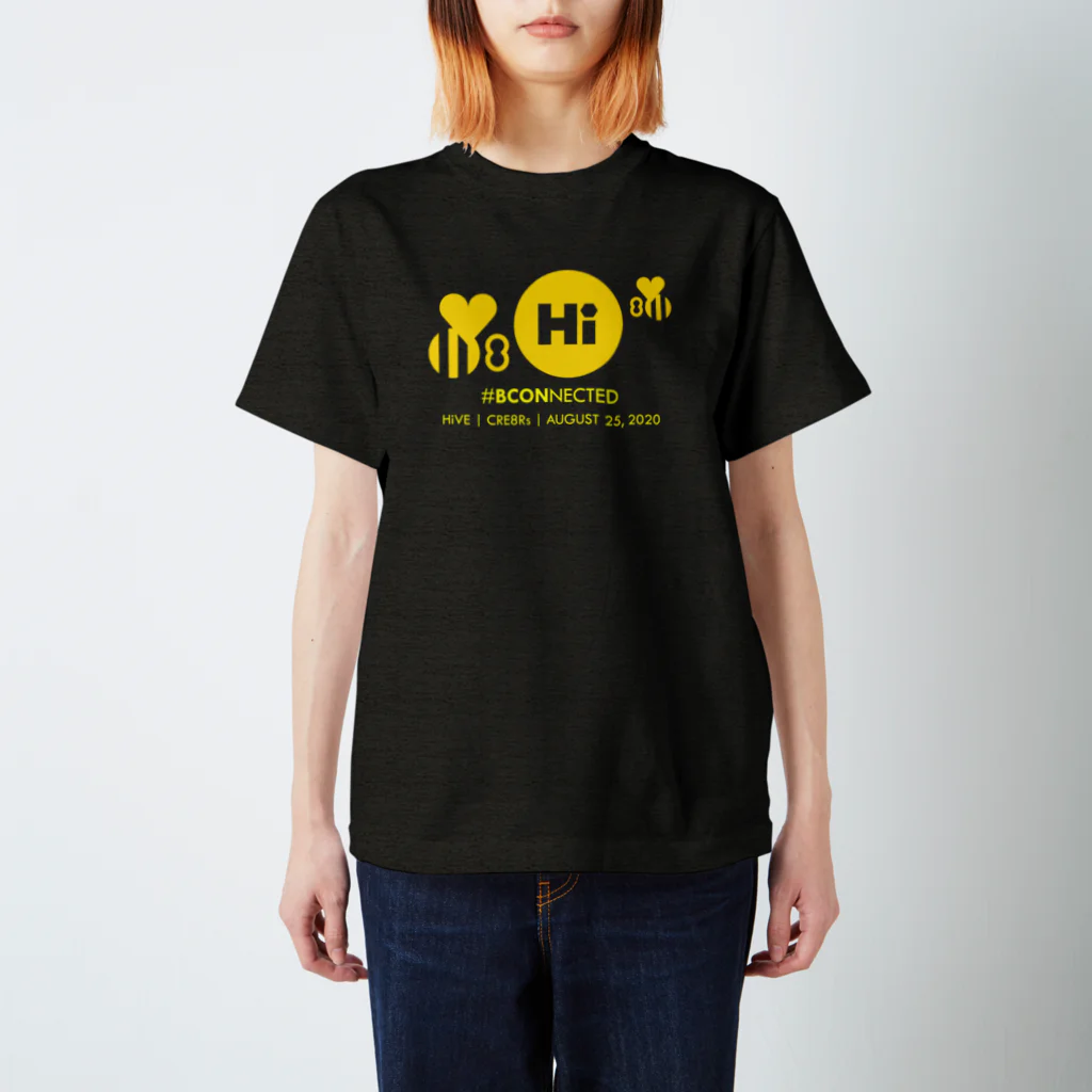 HiVEの【チャリティ】HiVE | CRE8Rs Tシャツ （YLWプリント） スタンダードTシャツ