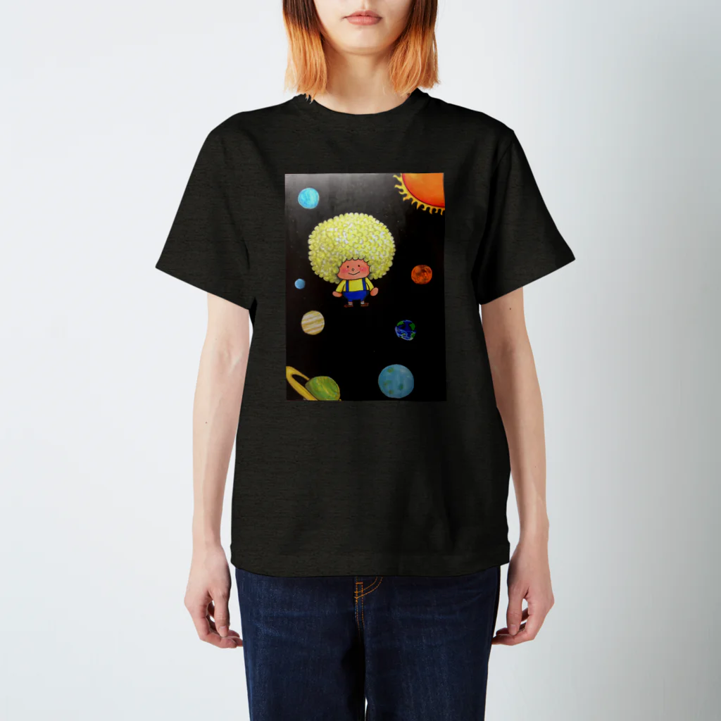 アフロよしみのアフロ宇宙 スタンダードTシャツ