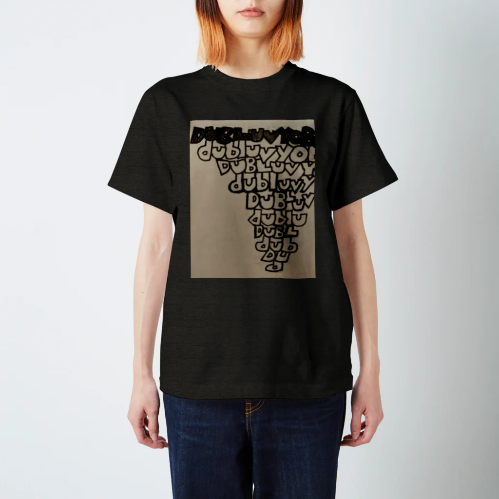 dubluvyobsダブラヴヨブス のdubluvyobs Upside Down Triangle スタンダードTシャツ