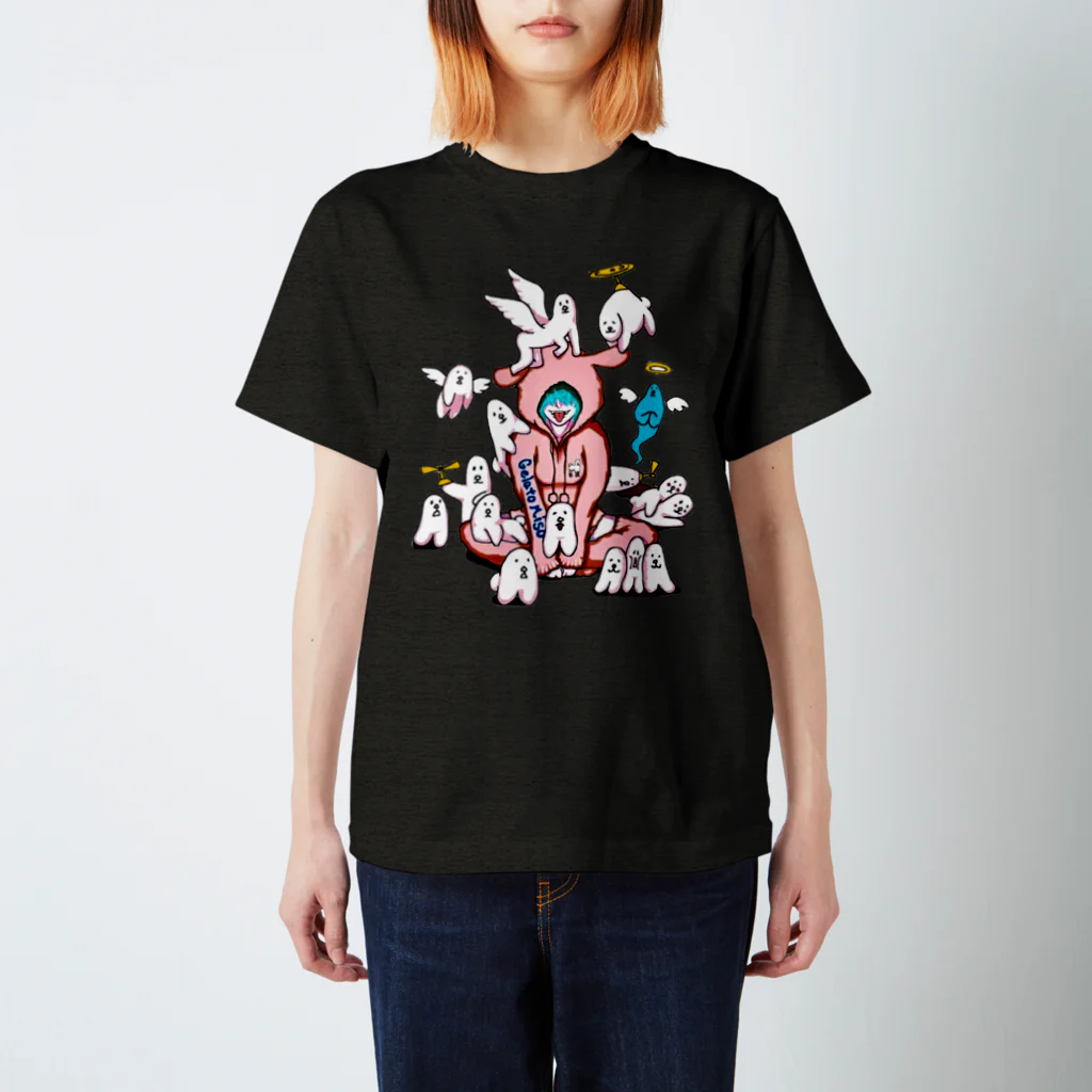 お味噌ちゃん👺LINEスタンプものプードルと少女 Regular Fit T-Shirt