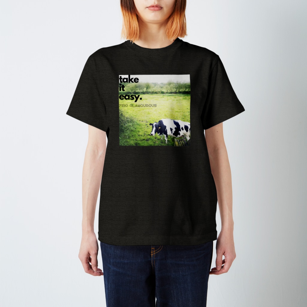 7IRO GLAMOUROUSのtake it easy.ミムちゃんTシャツ Regular Fit T-Shirt
