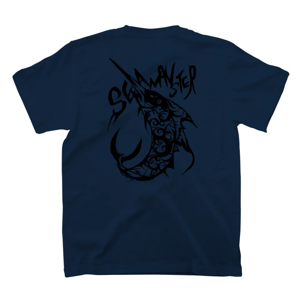 Miyuki_Sakagamiのsea monster. スタンダードTシャツの裏面