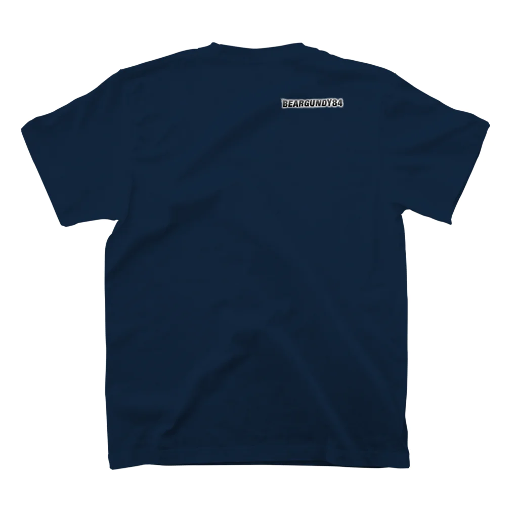 BEARGUNDYの八拍子 スタンダードTシャツの裏面