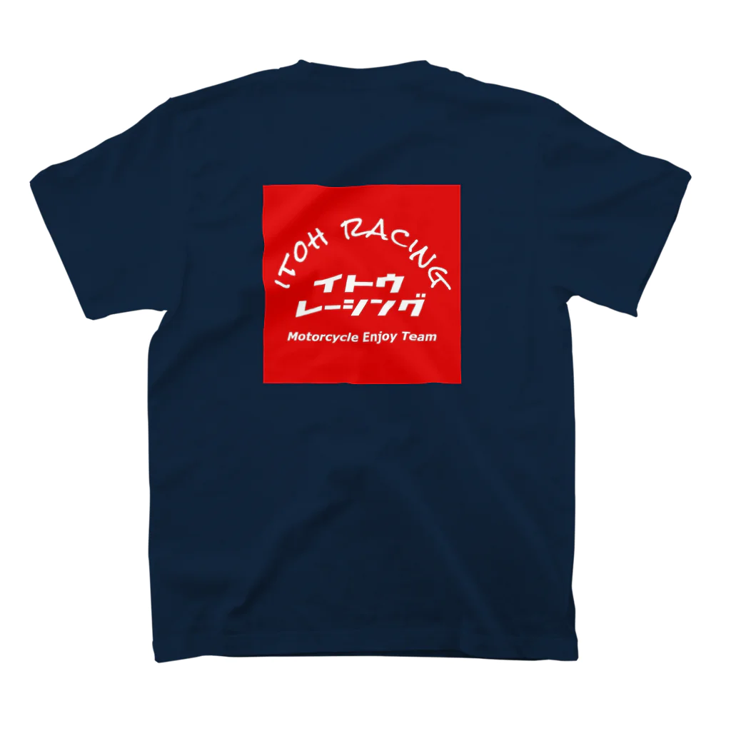 ITOHRACINGのITOH Racing背面バージョンT スタンダードTシャツの裏面