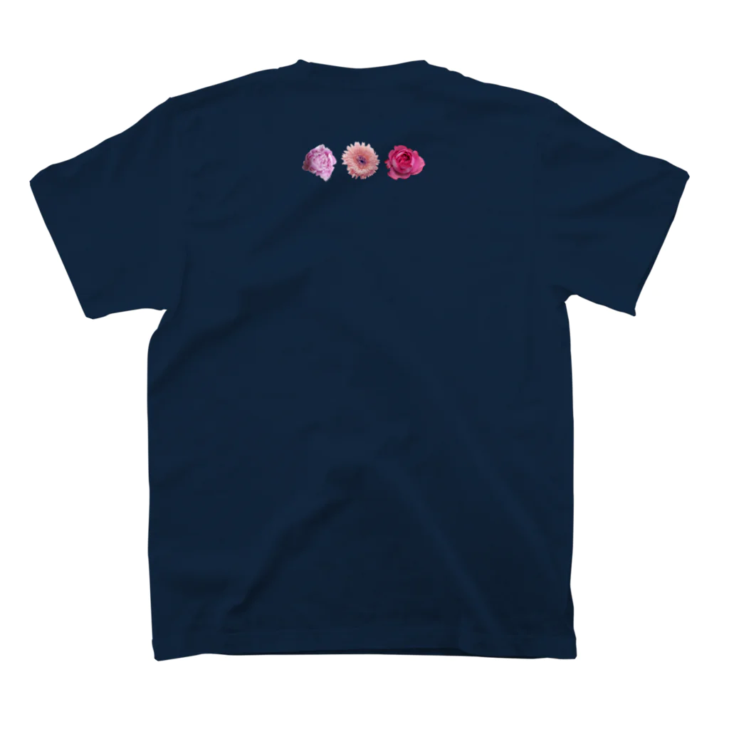 Suga DesignのPressed Flower(Cute) スタンダードTシャツの裏面