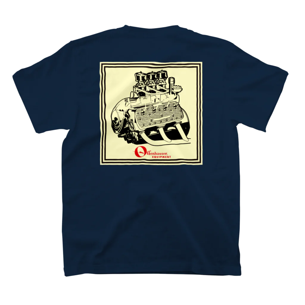 Car Club NOCTILUCAのOffy Flathead Regular Fit T-Shirtの裏面