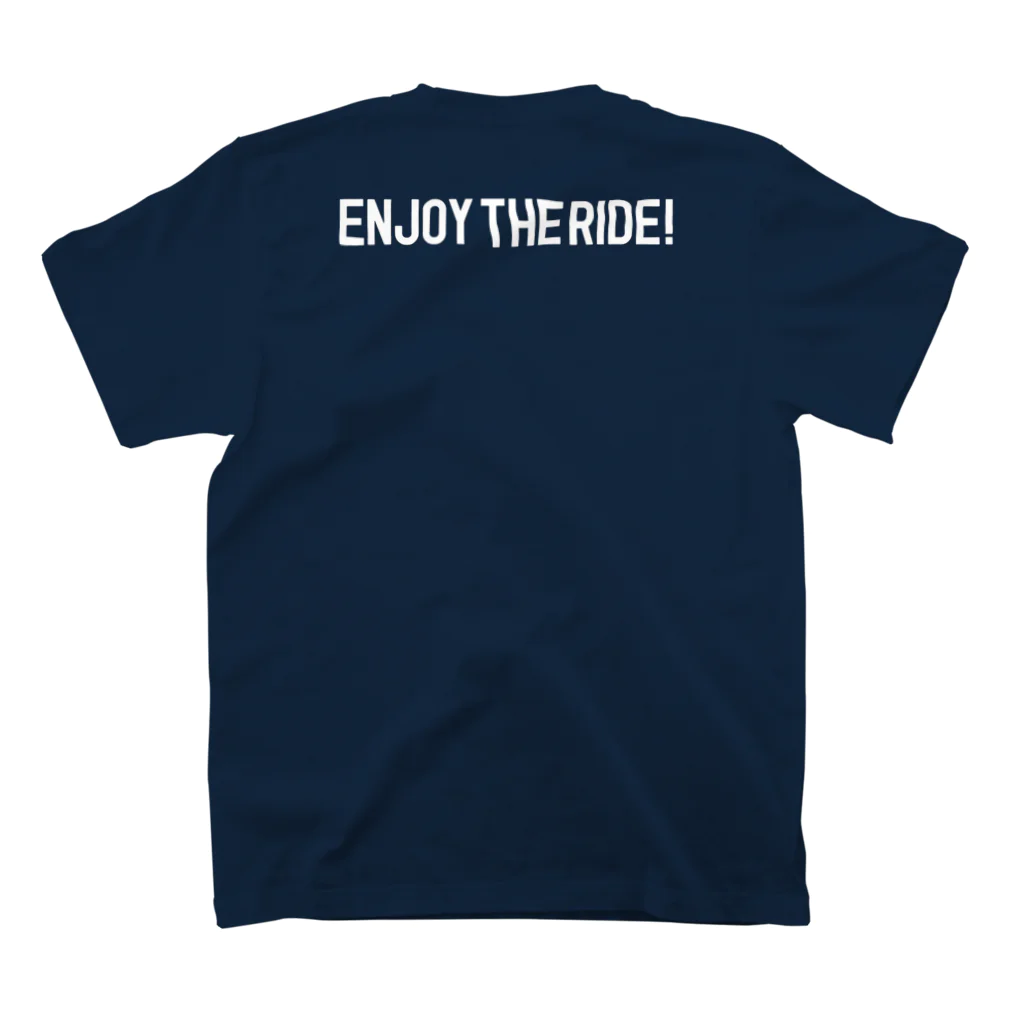 DoRide shopのDR_Tシャツ_白ロゴバージョン スタンダードTシャツの裏面