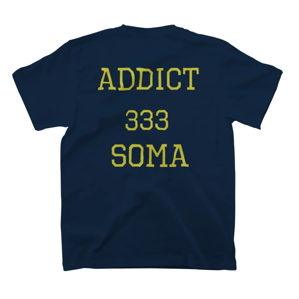 RyotaのADDICT SOMA ナンバリングT スタンダードTシャツの裏面