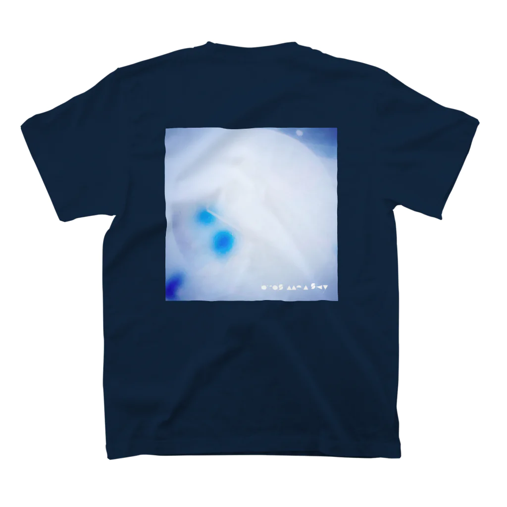 birds melt skyのMOON スタンダードTシャツの裏面