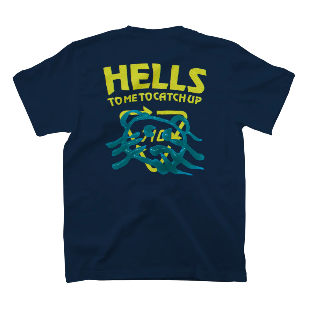 710のHELLS ketchup？ スタンダードTシャツの裏面