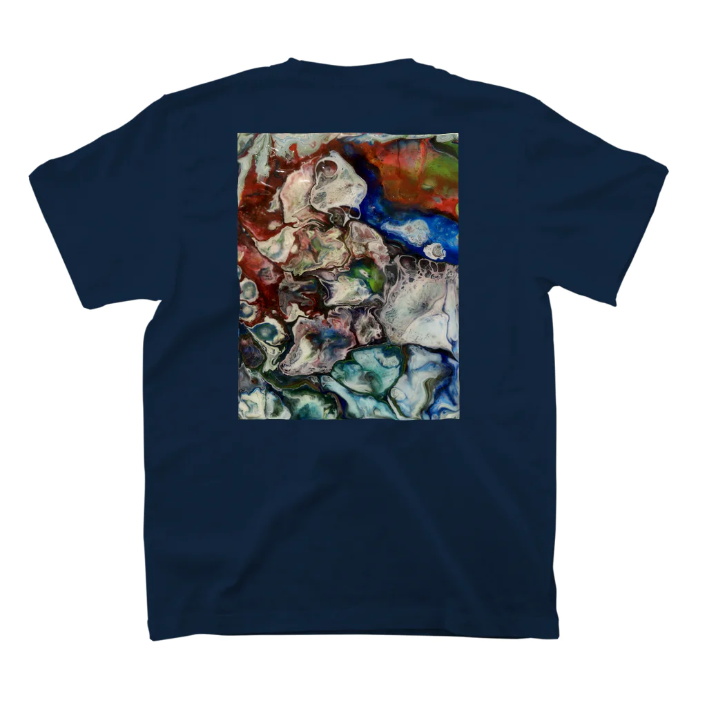 JapaneseArt Yui Shopの悪魔の雄叫び スタンダードTシャツの裏面