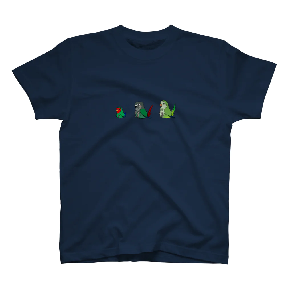 エンリコのトリオdeインコ スタンダードTシャツ