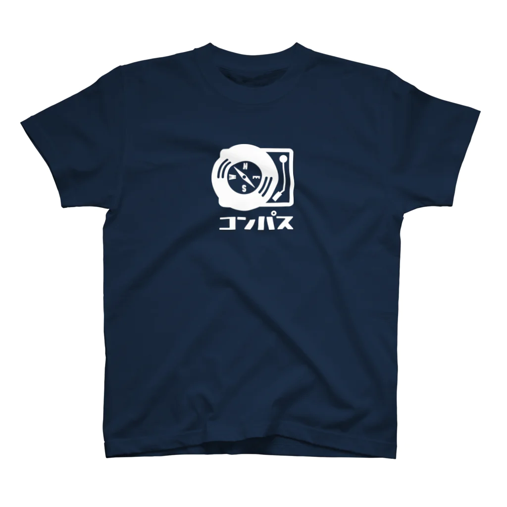 ＯＫダイレクト　powered by SUZURIのコンパス　白 Regular Fit T-Shirt