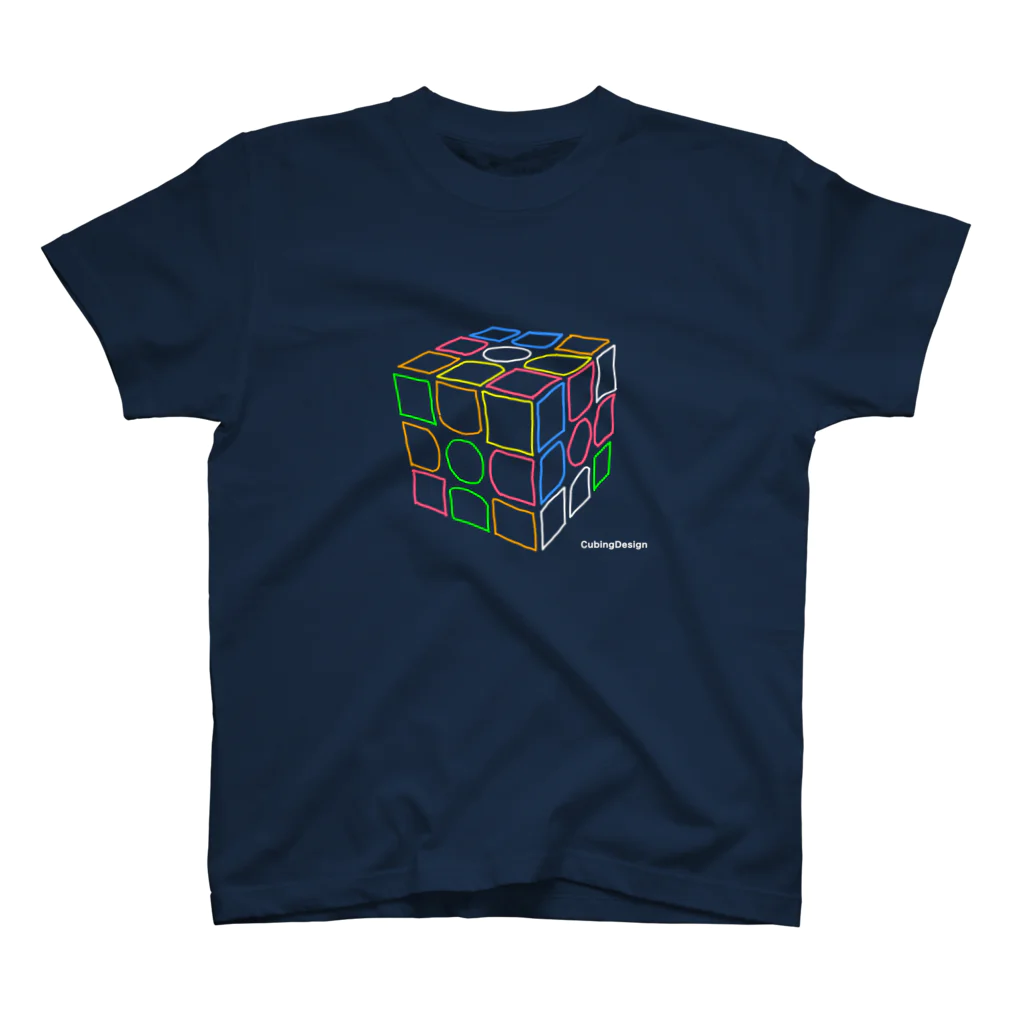 CubingDesignの手描きキューブ 티셔츠