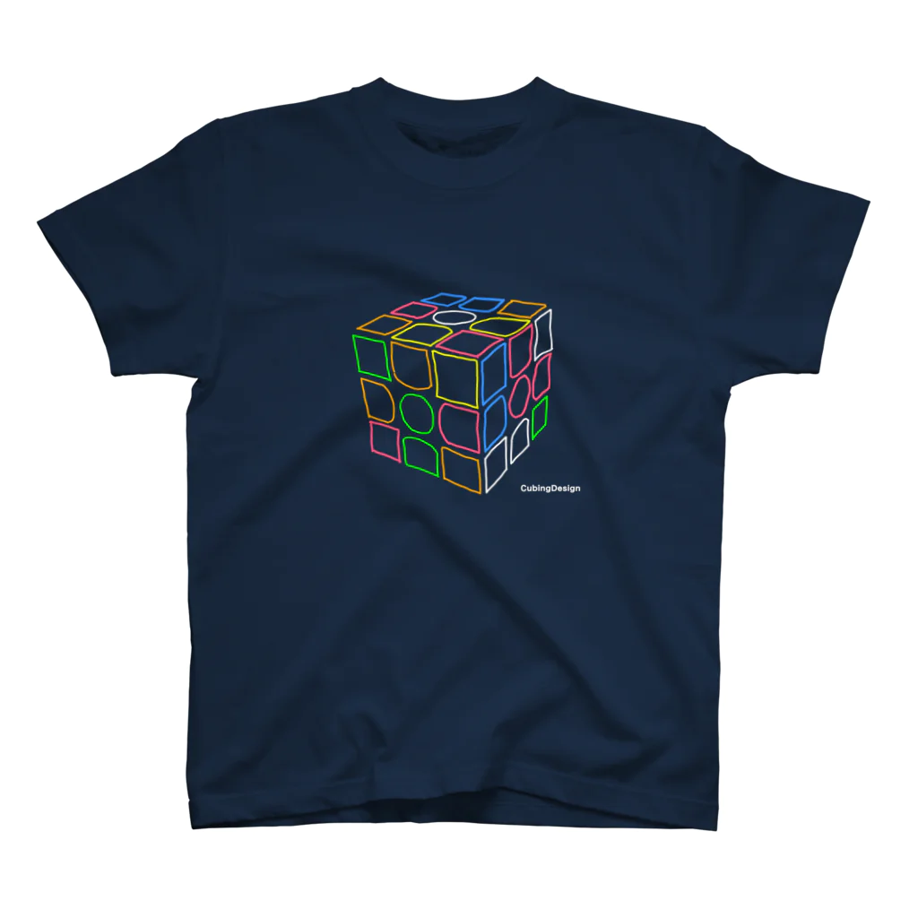 CubingDesignの手描きキューブ スタンダードTシャツ