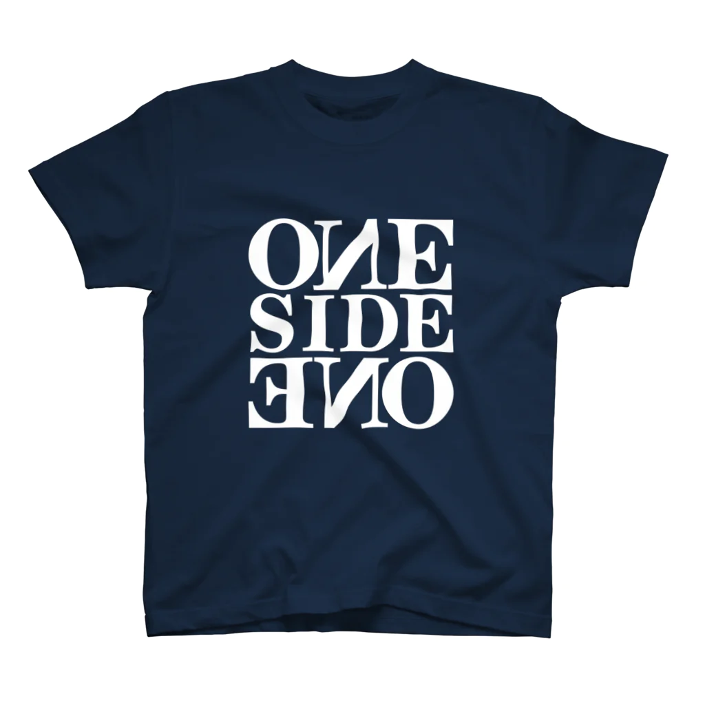 Infledge DesignのONESIDE WHT Regular Fit T-Shirt