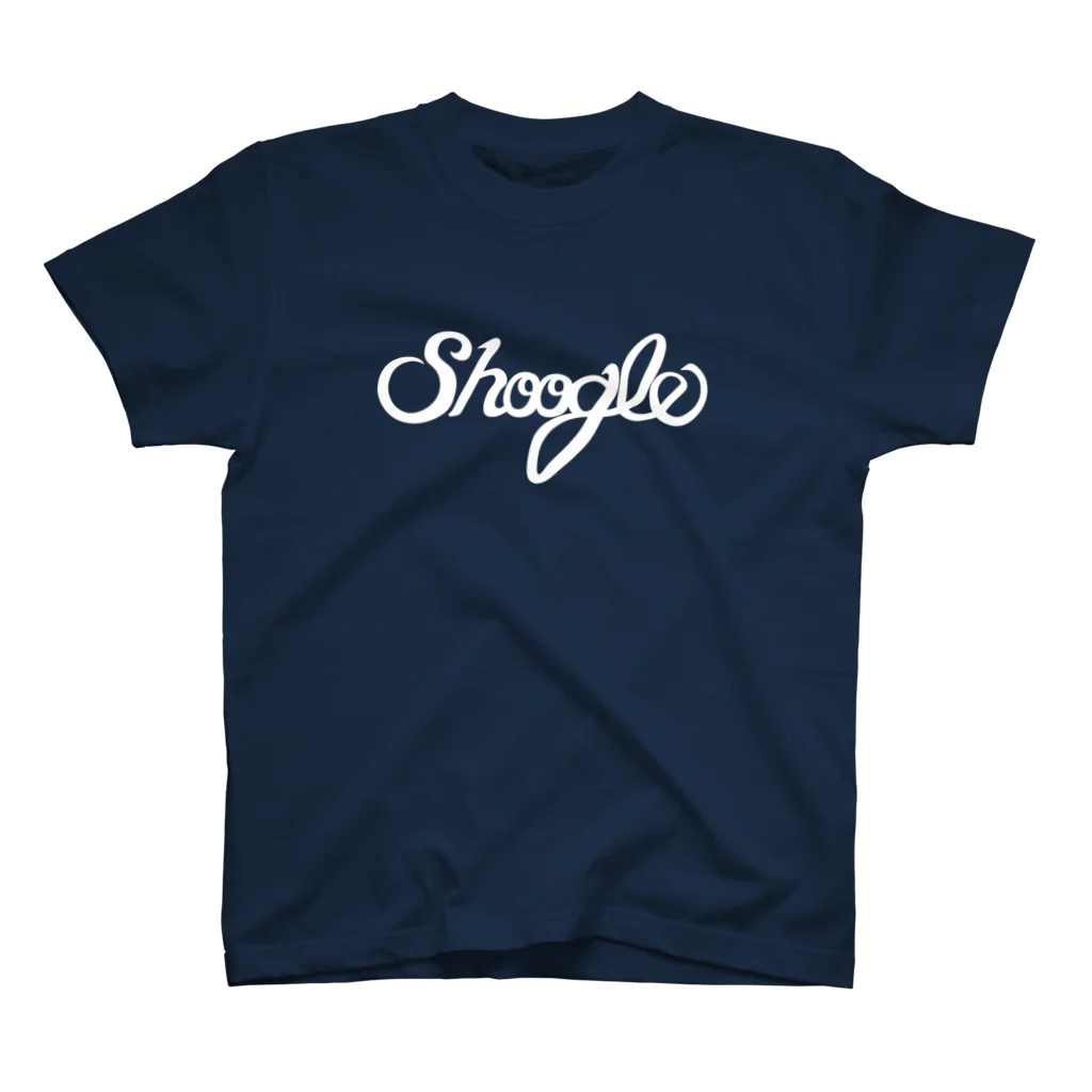 週刊少年ライジングサンズのShoogle(シューグル)ロゴ 白字 スタンダードTシャツ