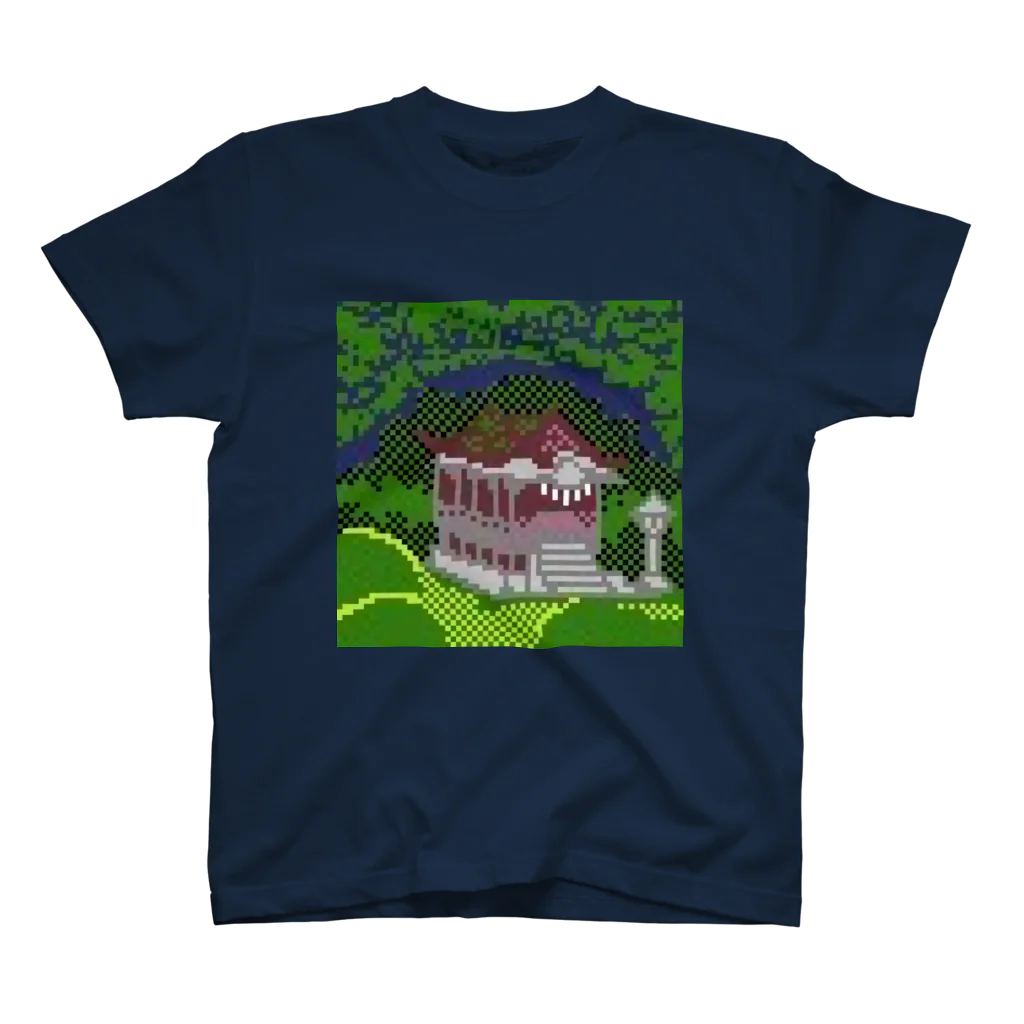 ﾋﾟ-ﾋｬﾗ星財団公式ショップの山奥の祠 Regular Fit T-Shirt