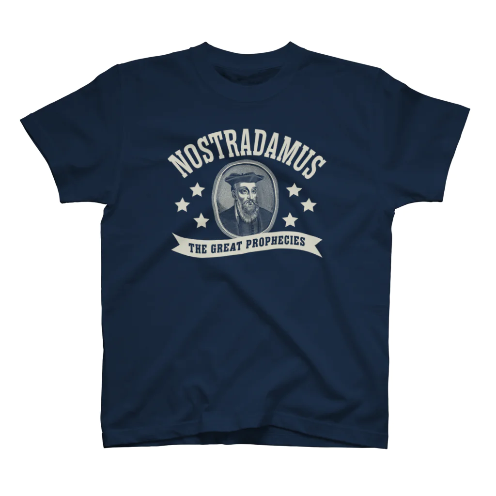 Hungry Freaksのノストラダムス（グレー） Regular Fit T-Shirt