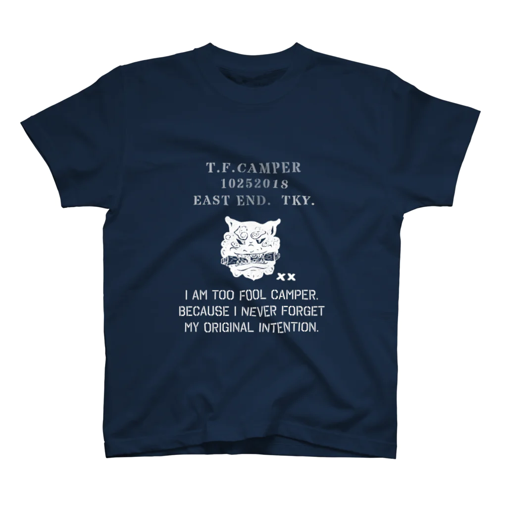 Too fool campers Shop!のT.F.CAMPER01(W) スタンダードTシャツ