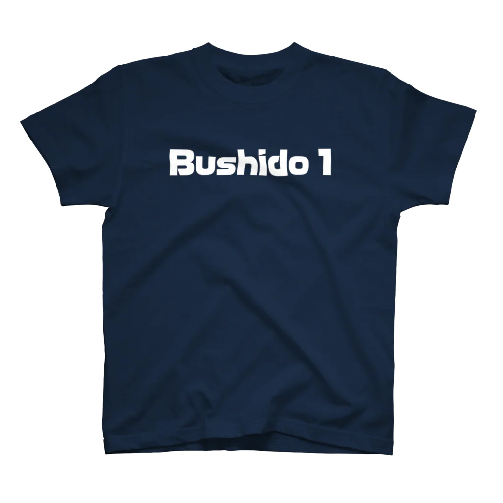 登内けんじ　アーティスト／イラストレーターのBushido 1 ホワイト Regular Fit T-Shirt