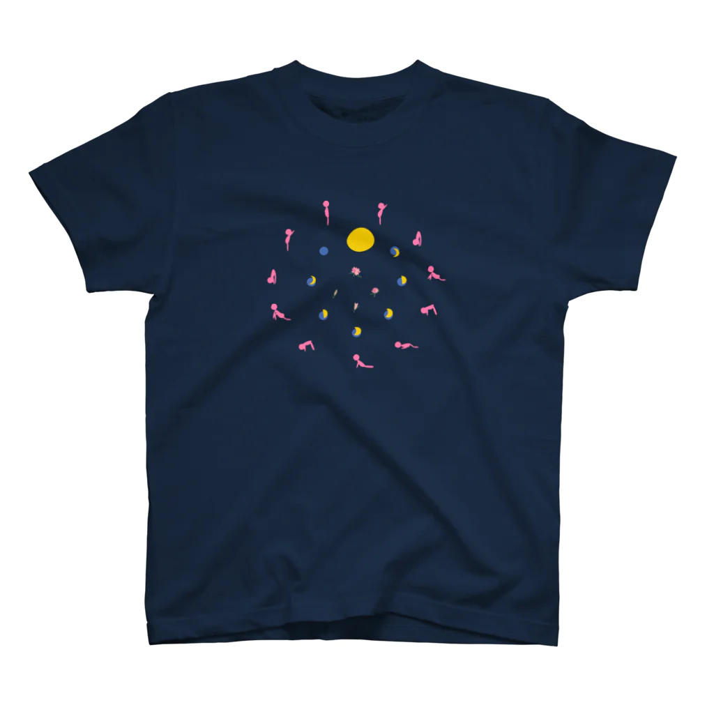 mamimumemoの太陽礼拝 スタンダードTシャツ