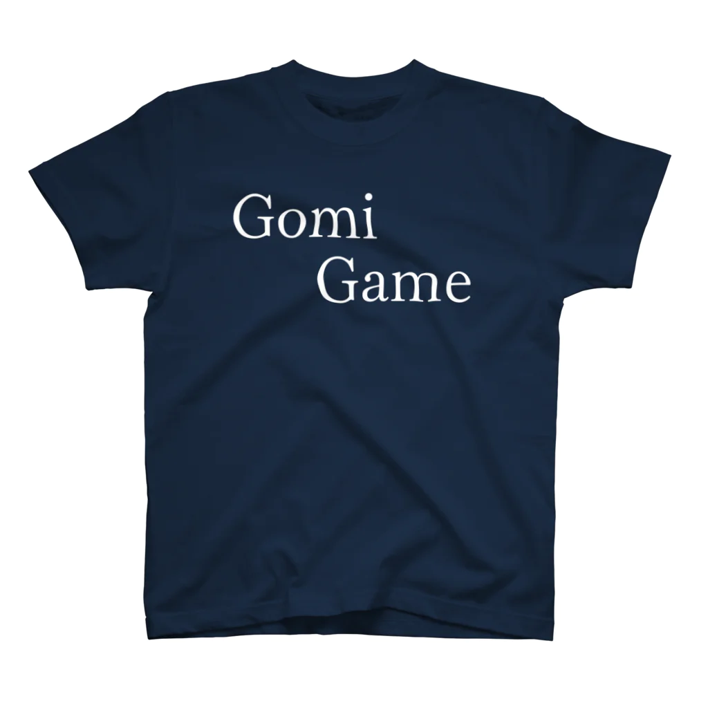 何屋未来 / なにやみらいのGomiGame 白文字 スタンダードTシャツ