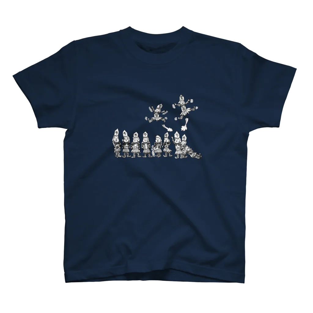 なかい山脈の将棋の歩と桂馬らへん スタンダードTシャツ