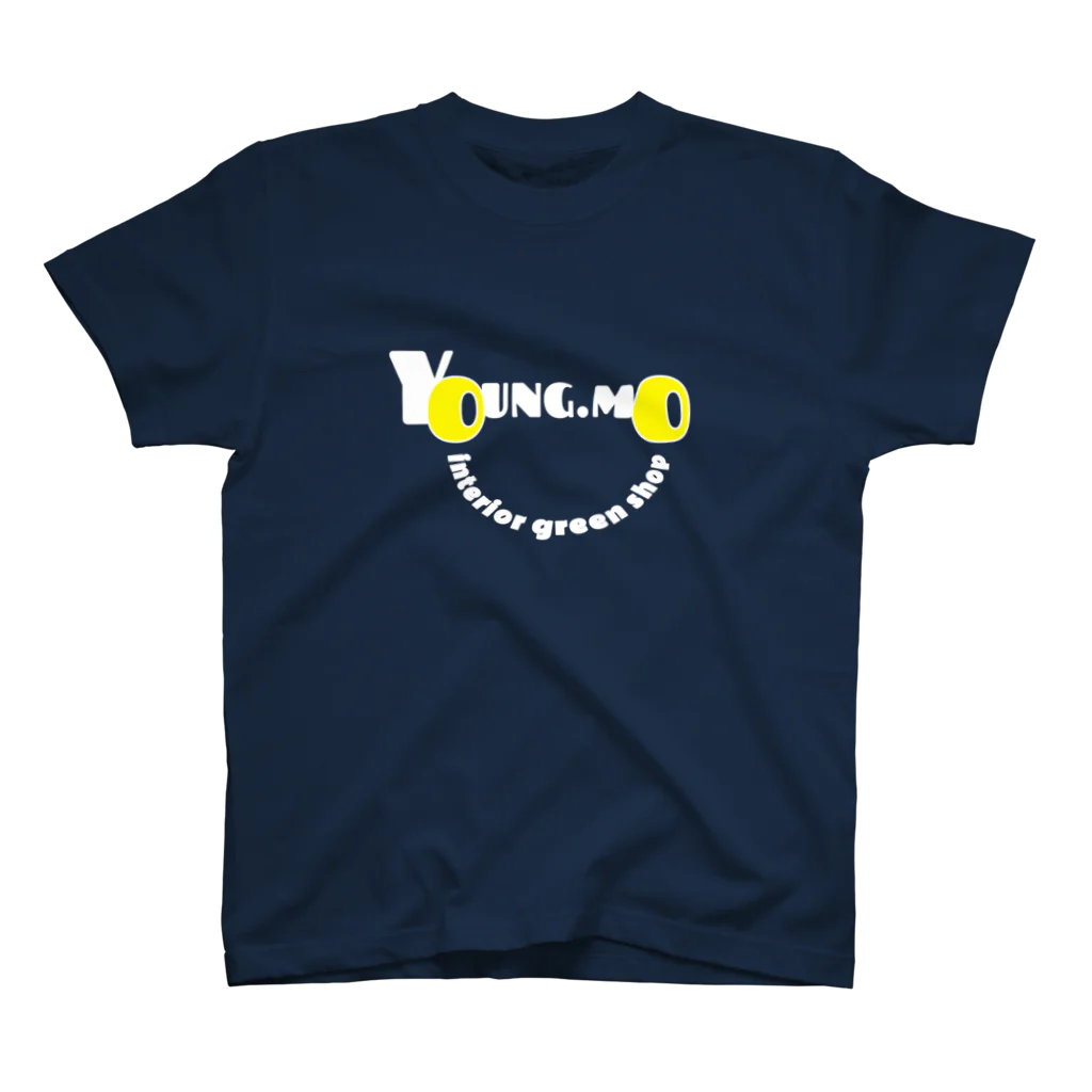 young.moのSMILE BLACK スタンダードTシャツ