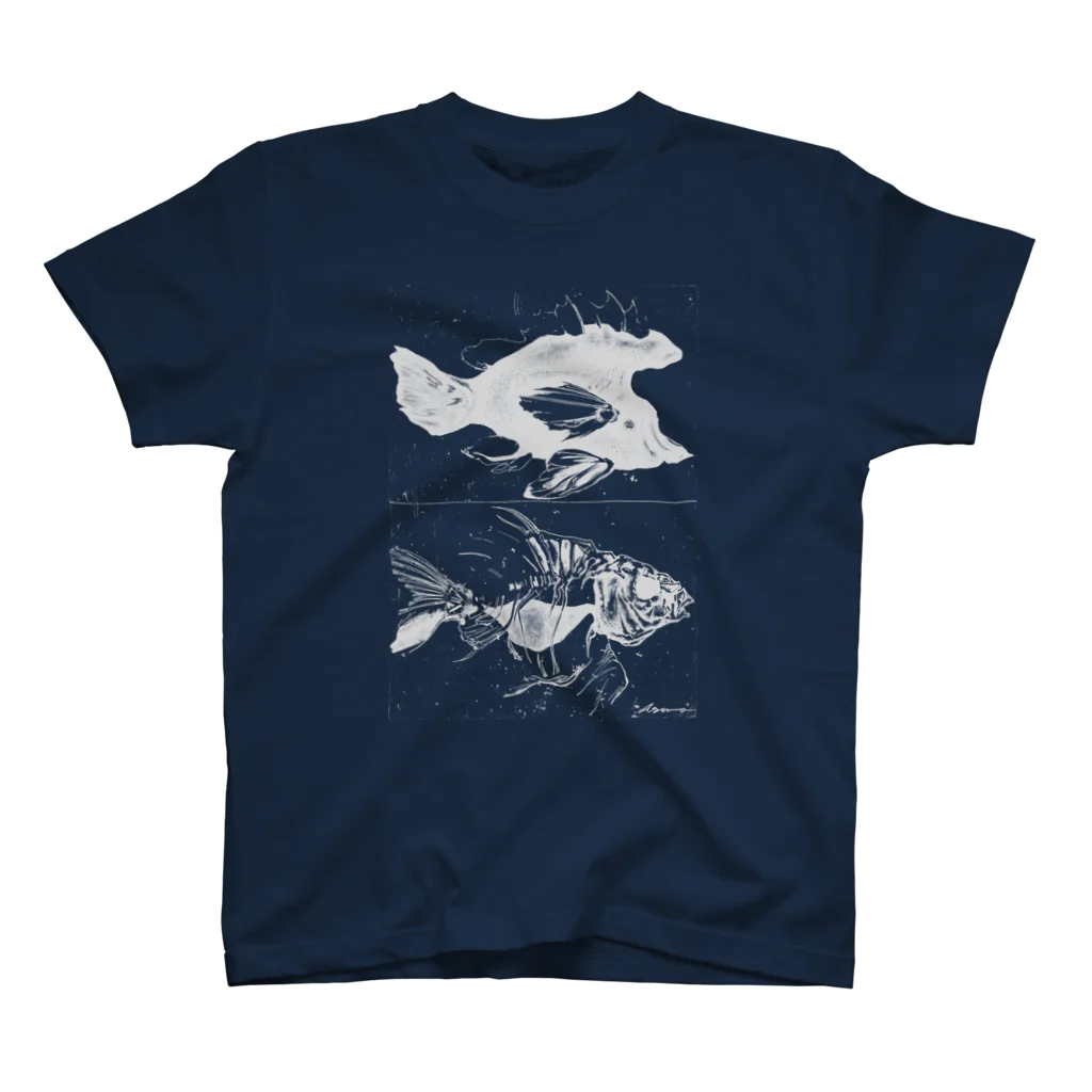 vunsvのthinking about fish 1 スタンダードTシャツ