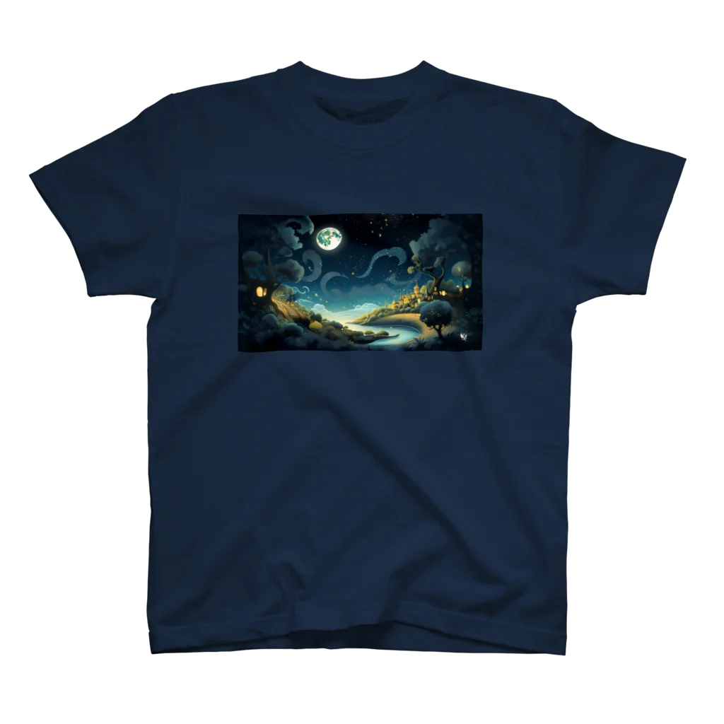 なとりんのMoon おとぎの国の月夜 スタンダードTシャツ