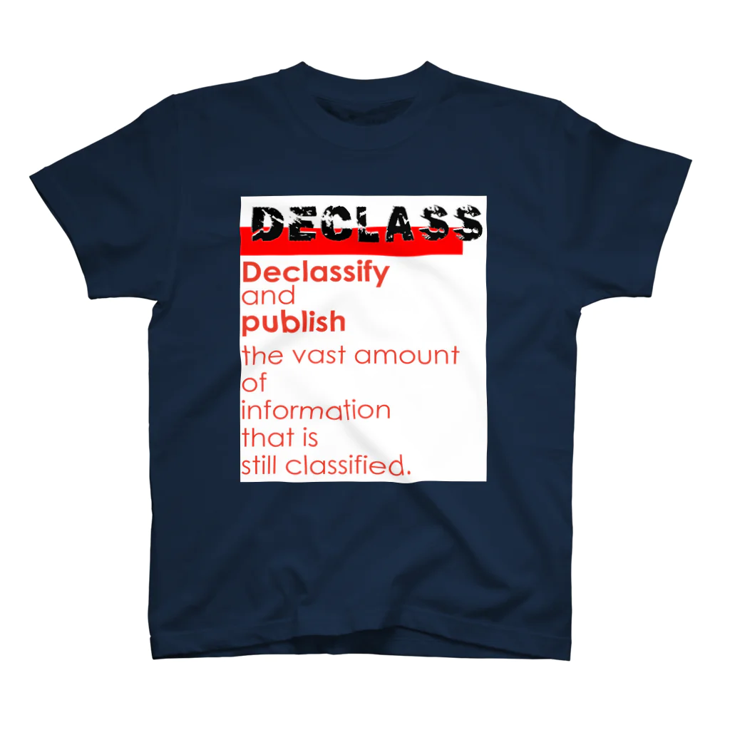 PALA's SHOP　cool、シュール、古風、和風、のDECLASSーⅡ スタンダードTシャツ