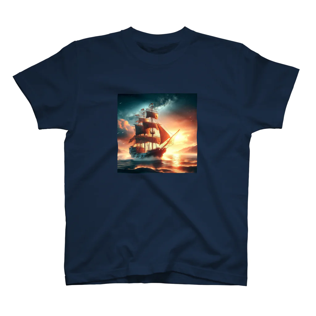 終わらない夢🌈の冒険船🚢✨ Regular Fit T-Shirt
