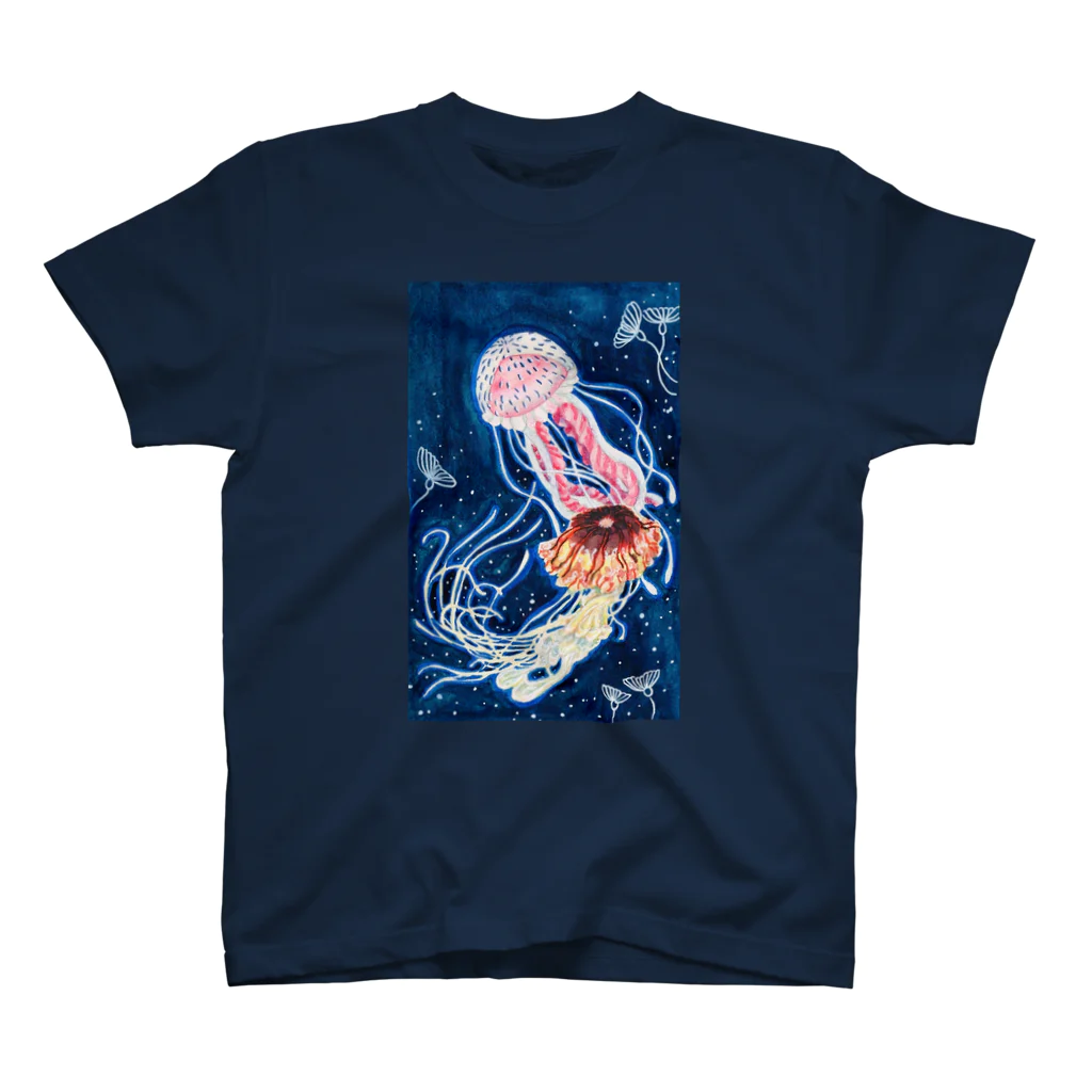 JapaneseArt Yui Shopの海月のワルツ Regular Fit T-Shirt