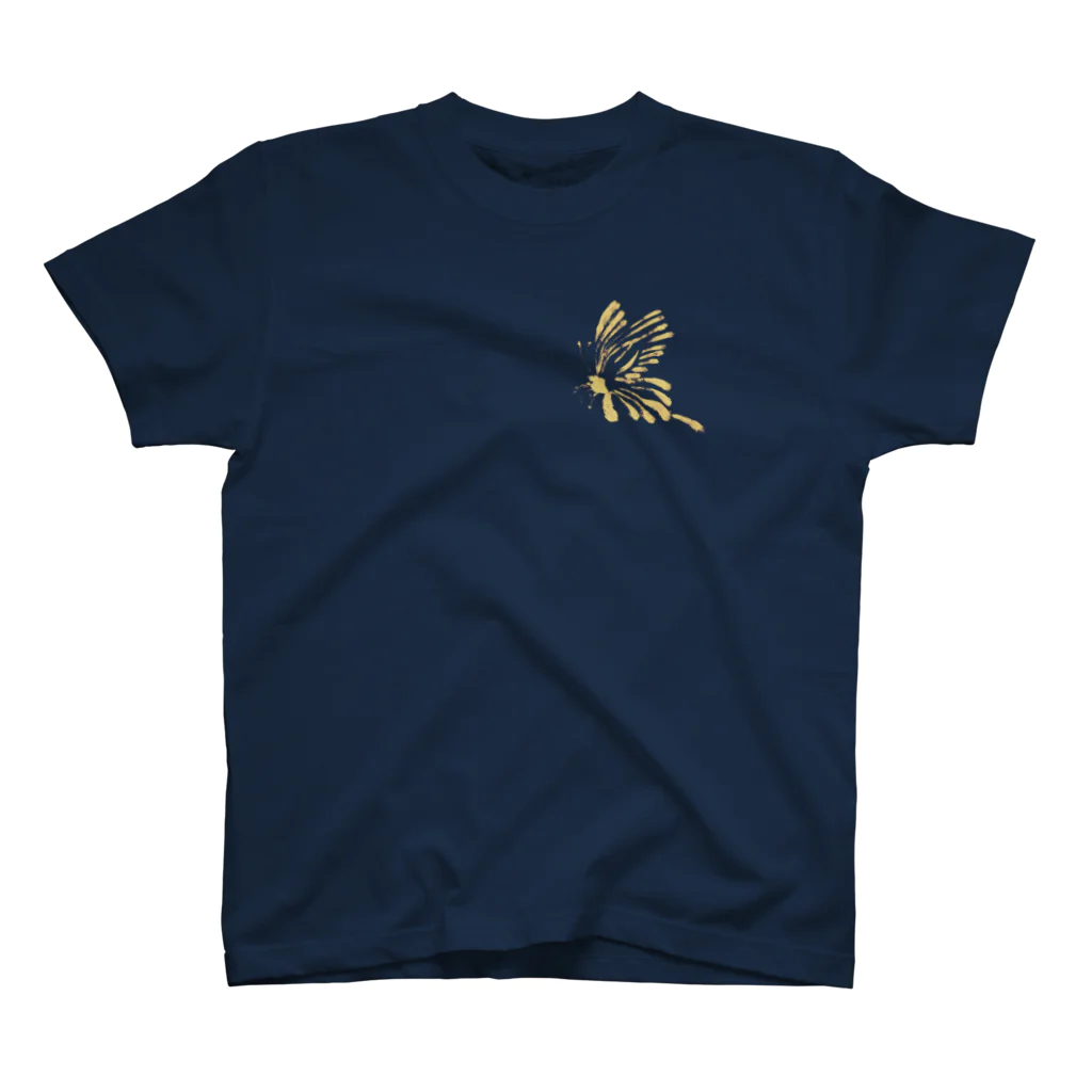 緑青のアゲハチョウ🦋🦋🦋 スタンダードTシャツ