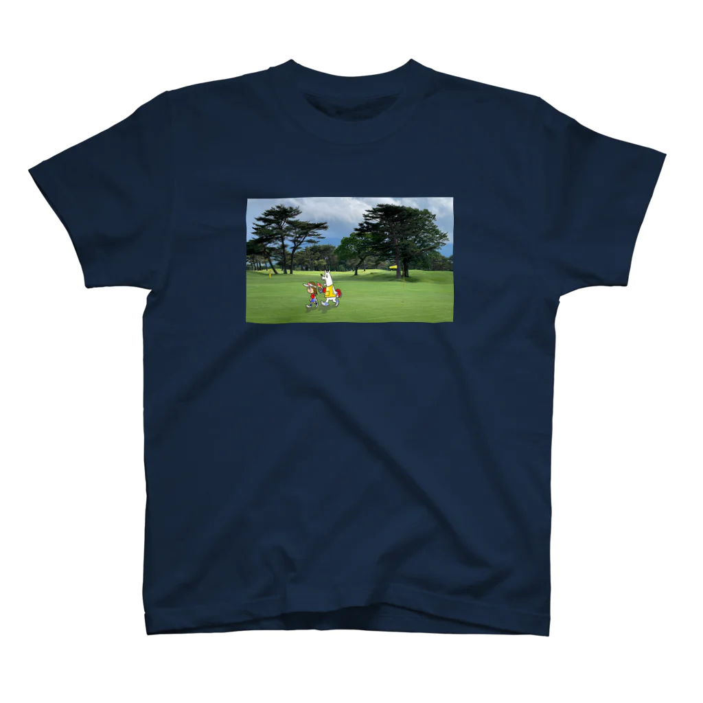 ゴルフバカイラストレーター野村タケオのNOM SHOPのゴルフ場散歩 Regular Fit T-Shirt
