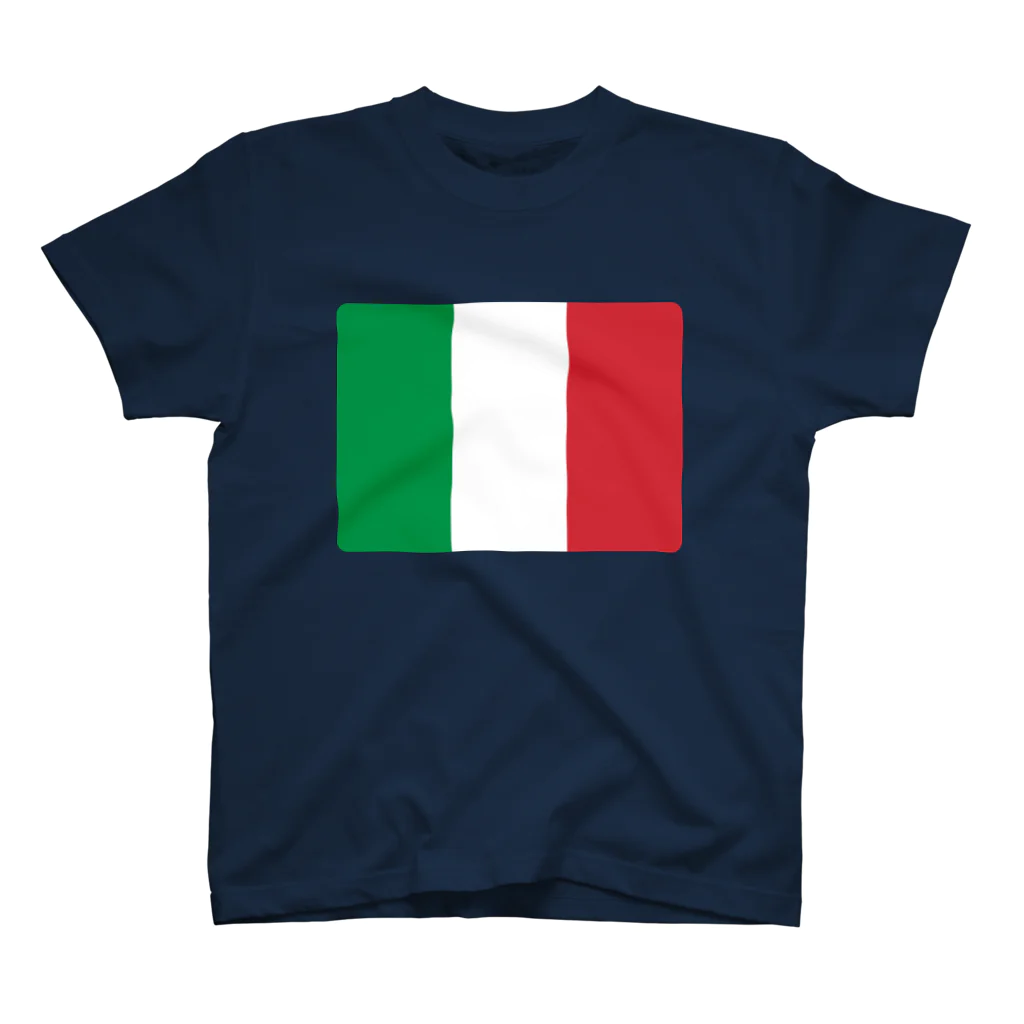 お絵かき屋さんのイタリアの国旗 Regular Fit T-Shirt