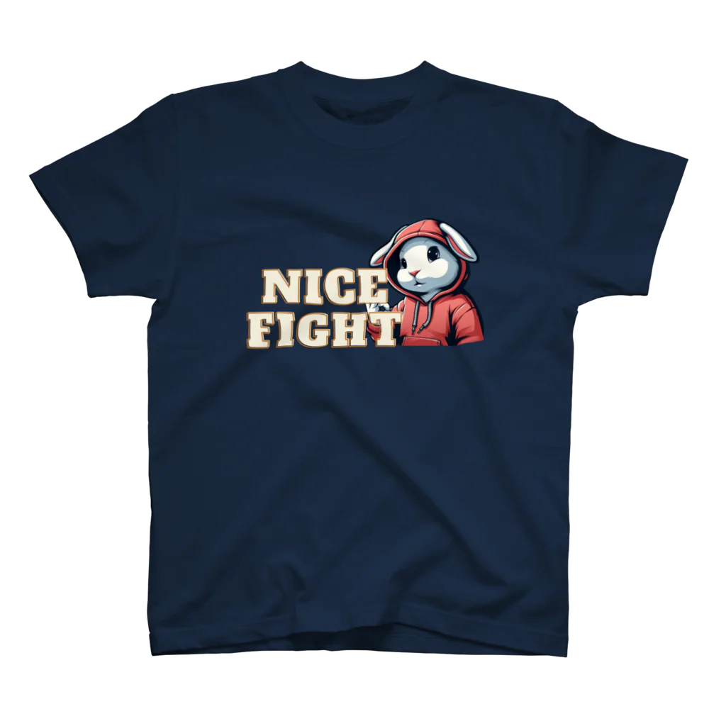 MenDou_KusaOのNICE FIGHT-02 Regular Fit T-Shirt